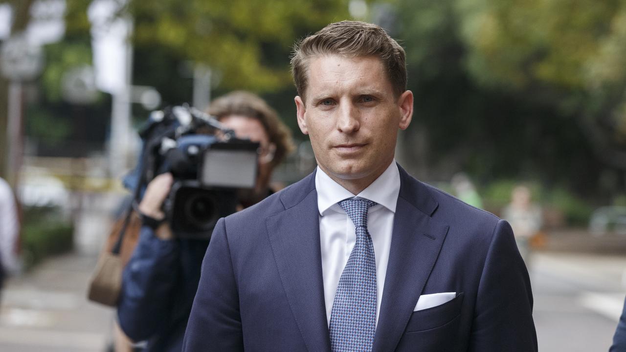 Andrew Hastie MP arrives at court to testify earlier this year. Picture: NCA NewsWire / David Swift