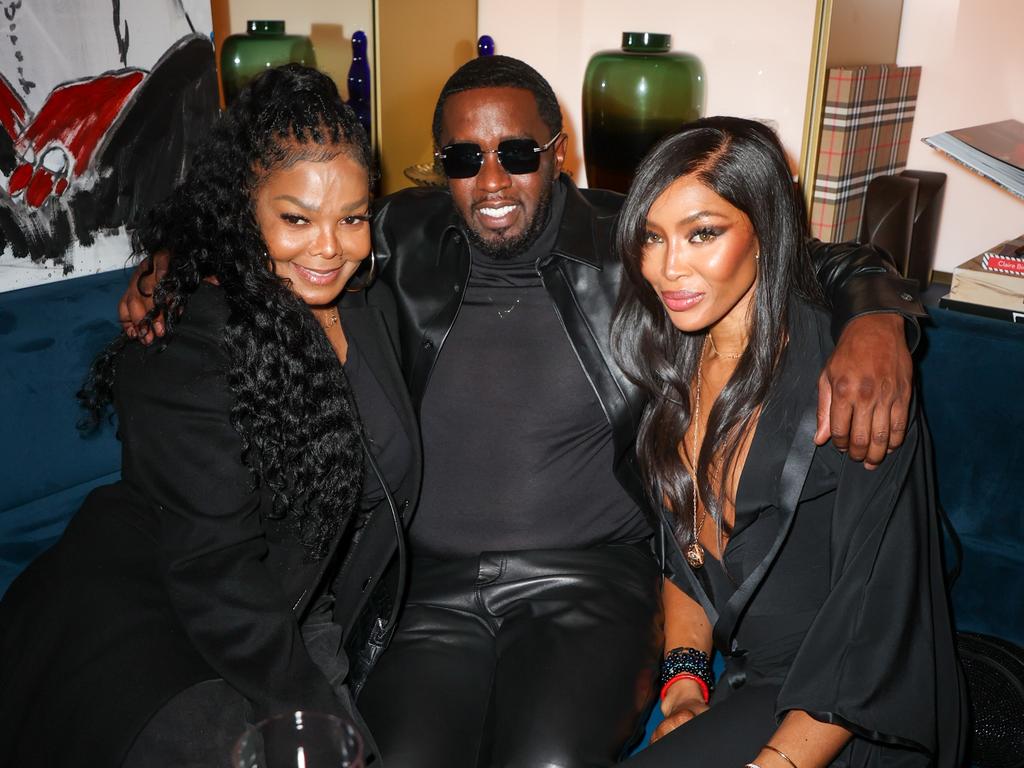 Janet Jackson, Sean Combs aka Diddy and Naomi Campbell attend the celebration for Diddy's birthday and new album launch at LAVO on November 9, 2023 in London. Picture:/Getty Images for TAO Group Hospitality