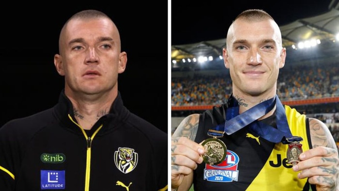 Dustin Martin is battling this season. Photos: Getty Images