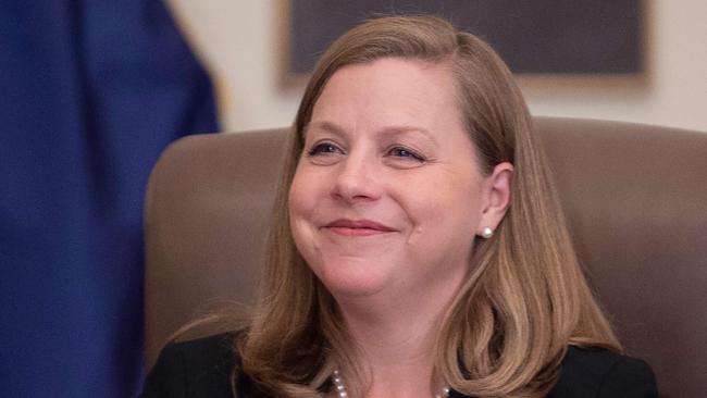 US Fed official Michelle Bowman became the first governor to dissent against an interest-rate decision since 2005. Picture: Eric Baradat/AFP