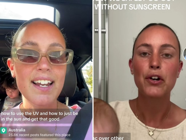 A rising number of influencers are ditching sunscreen for natural alternatives.