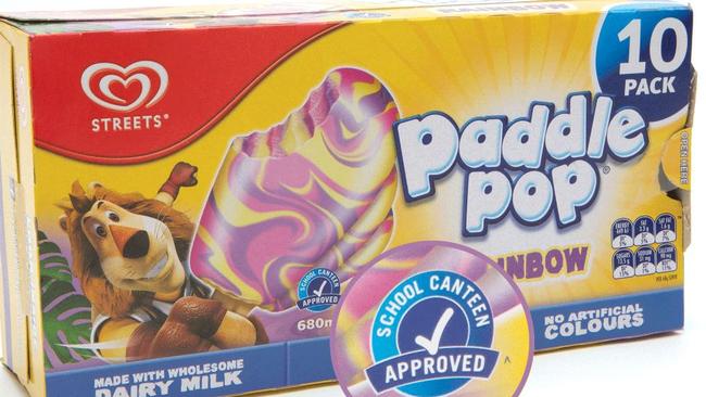 Rainbow Paddle Pops and Sakata rice snacks makers fined by ACCC for ...