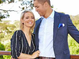 UNDER THE HAMMER: Reality star Blake Garvey (right) and his partner Louise Pillidge will be auctioning off property in Dundowran. Picture: Contributed