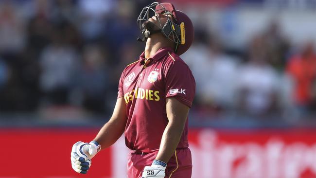 Nicholas Pooran scored a century but fell just when the chase got interesting.