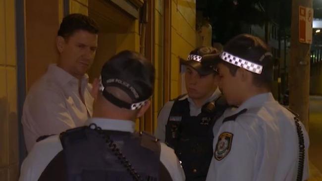 Scenes from Keeping Australia Safe, which features the cocaine arrest of former NRL Sharks boss Damien Keogh. Picture: ABC
