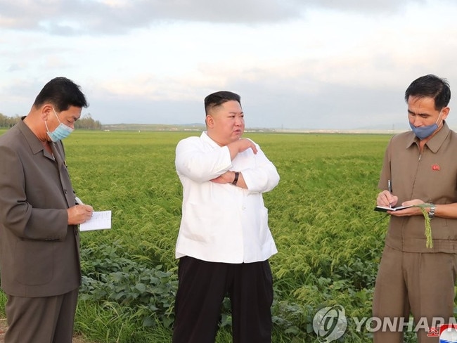 Kim Jong-un’s health has been the cause of global speculation. Picture: KCNA/Yonhap