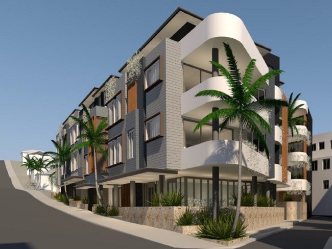 An artist's impression of the proposed 39-unit shop-top apartment development at Collaroy. Picture; Supplied