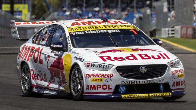 Champion-elect Shane van Gisbergen finished 20th after two different incidents on the track. Picture: Mark Horsburgh