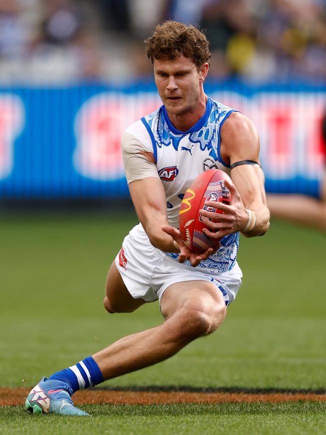 Comben is the linchpin of the North defence. Picture: Michael Willson/AFL Photos via Getty Images
