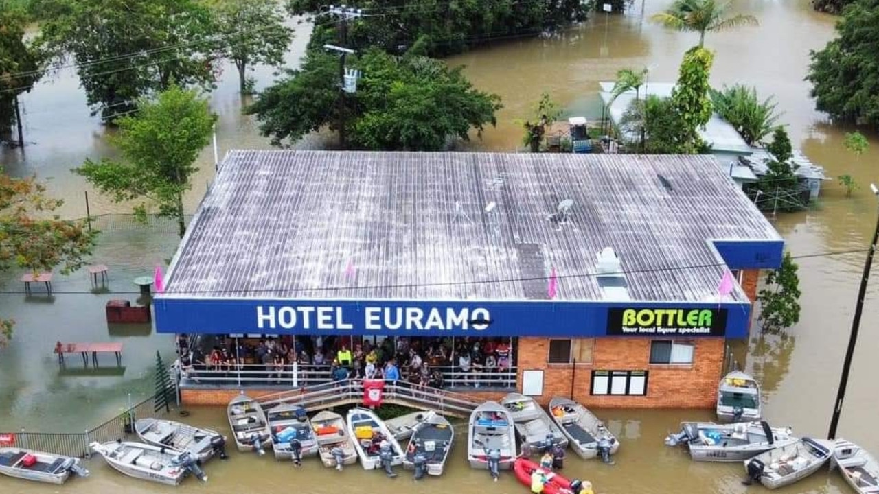 The pub was crowded with locals. Picture: Facebook