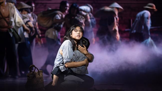 Abigail Adriano as Kim in the Australian production of Miss Saigon. Picture: Daniel Boud