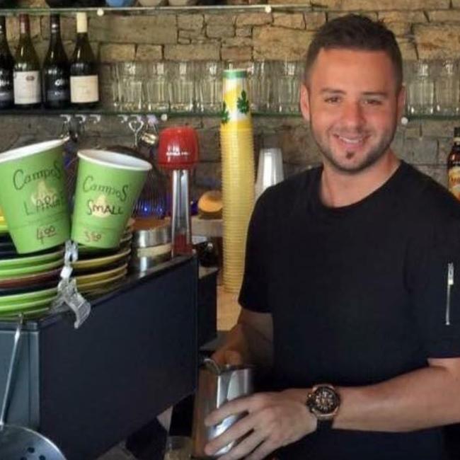 Chris Tziomakis pictured at one of his former cafes.