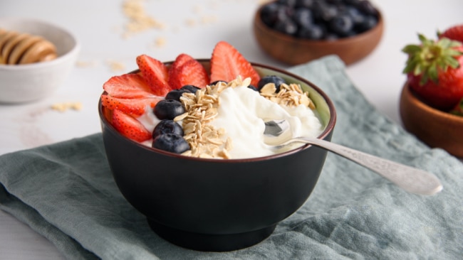 Should you pour the liquid off the top of your yoghurt? Image: iStock