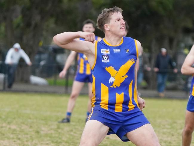 MPFNL Div 2 qualifying final: Karingal v Somerville. Somerville player Lachlan Sharp. Picture: Valeriu Campan