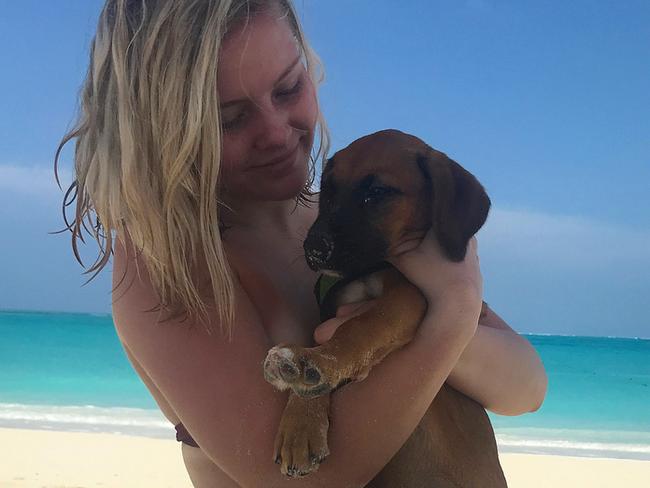 A tropical island where you can play with abandoned puppies on the beach actually exists. Picture: @miadoty