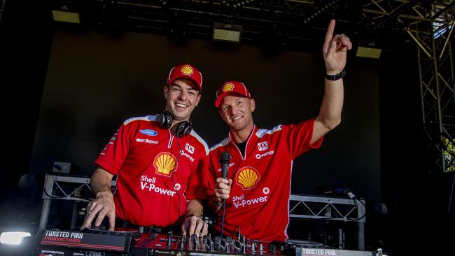 Scott McLaughlin and co-driver Alex Premat. Picture: Jerad Williams