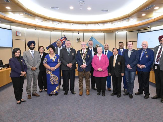 The newly sworn in Blacktown Councillors. Picture: Blacktown Council