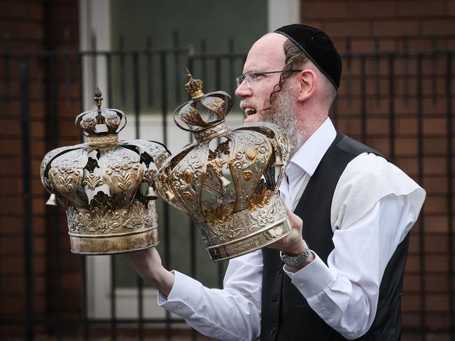 Priceless religious artefacts were damaged. Picture: David Caird