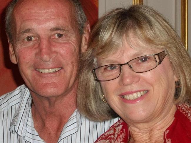 Marilyn Dawson (right) pictured with her husband Paul.