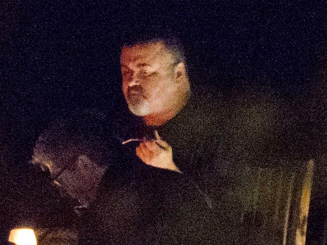 Reclusive singer George Michael is seen in September this year. Picture: Splash