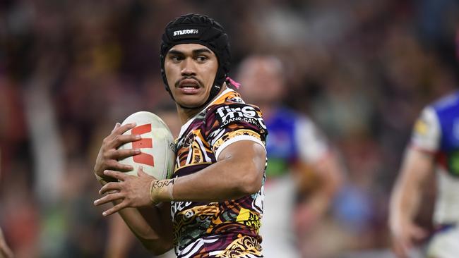 The Broncos have locked down rising star Brendan Piakura, resigning him on a three-year deal. Picture: NRL Imagery