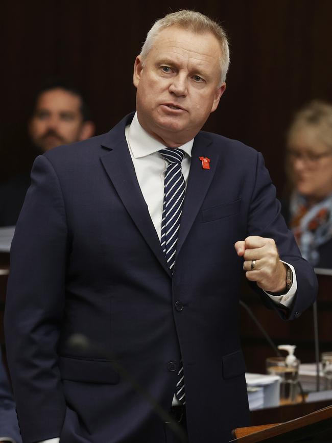 Premier Jeremy Rockliff. Question time in the Tasmanian house of assembly. Picture: Nikki Davis-Jones