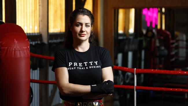 Cairns Muay Thai fighter Amy Glennon will fight for a WKBF title this weekend. Picture: Brendan Radke