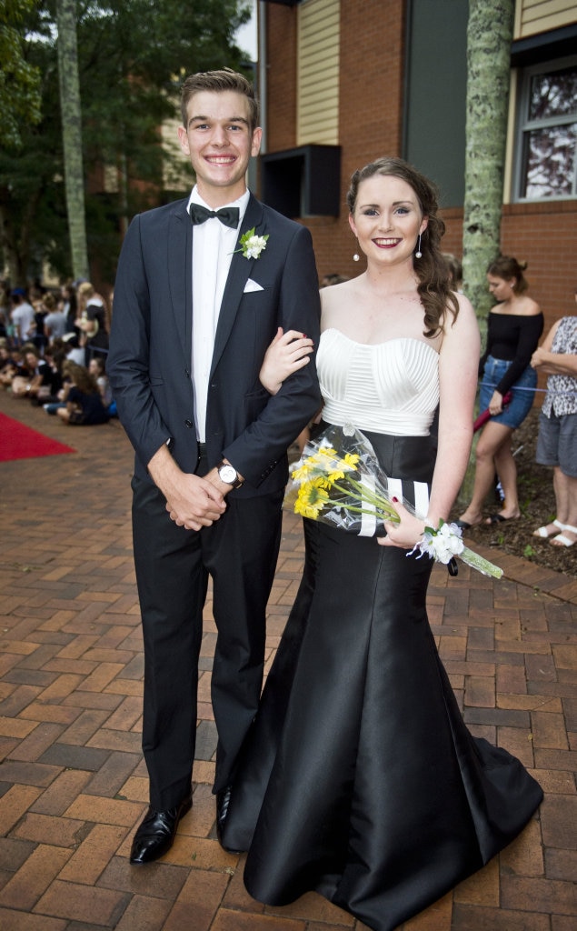 ( From left ) Joel Beveridge and Madeline Callow. Picture: Nev Madsen