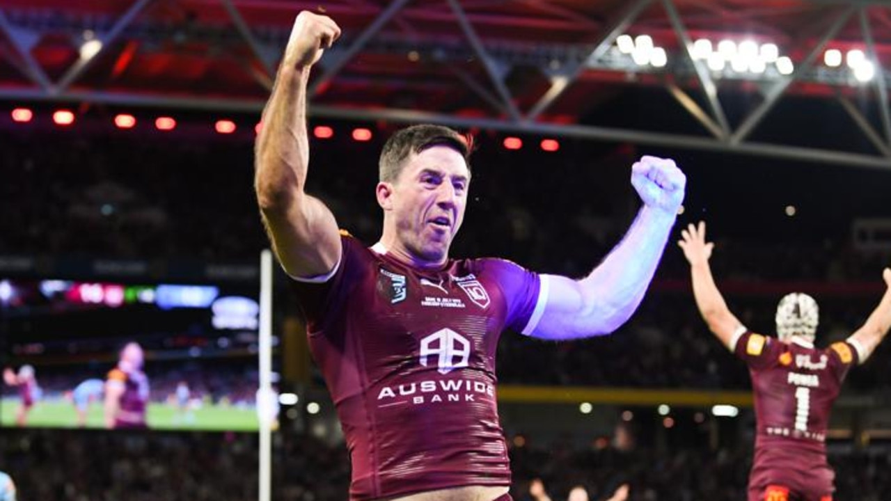 Ben Hunt had an outstanding Origin series for the Maroons. Picture: NRL Photos
