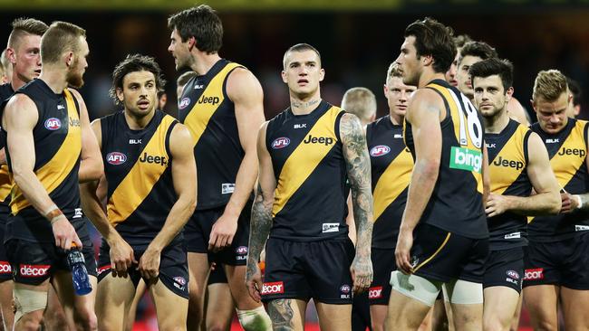 Richmond lost to Sydney by 113 points at the SCG.