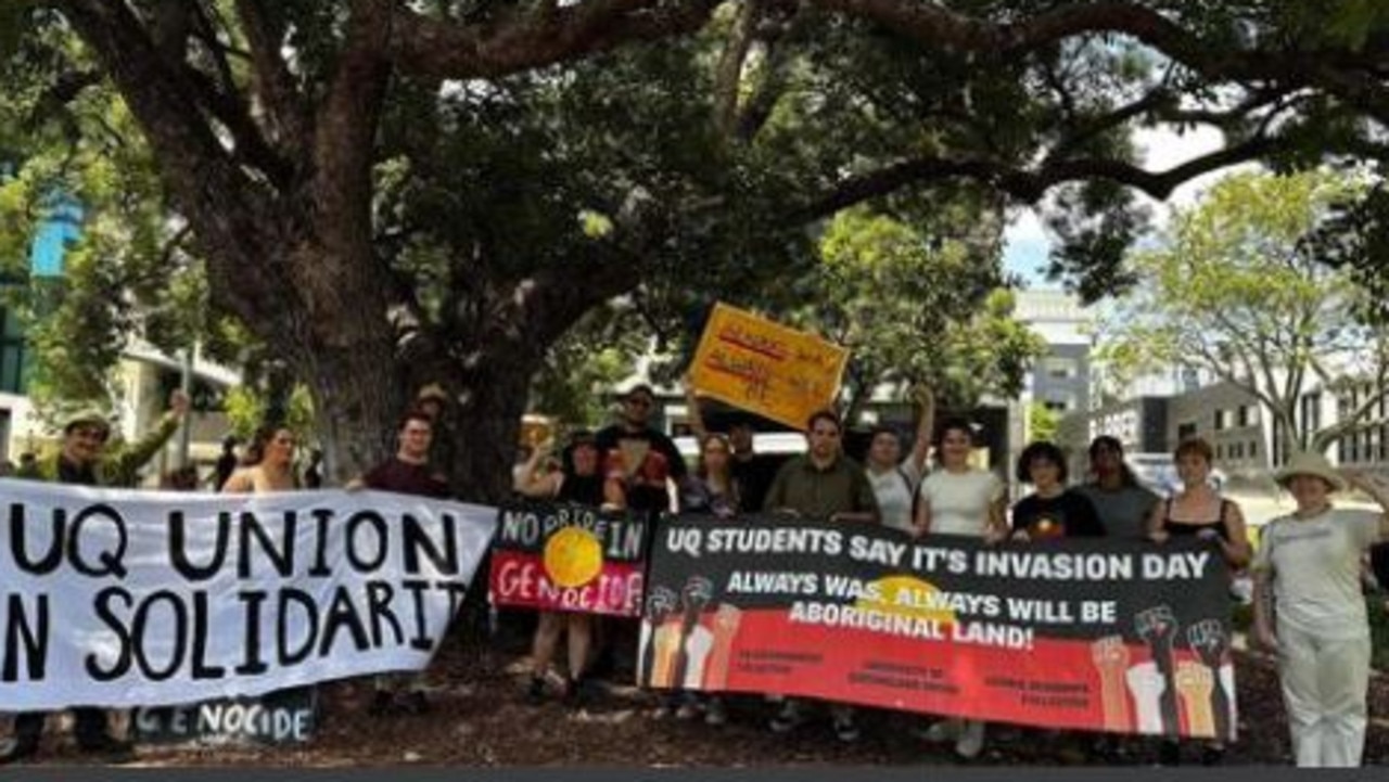 Claims UQ green group’s funds being channelled for anti-war protests