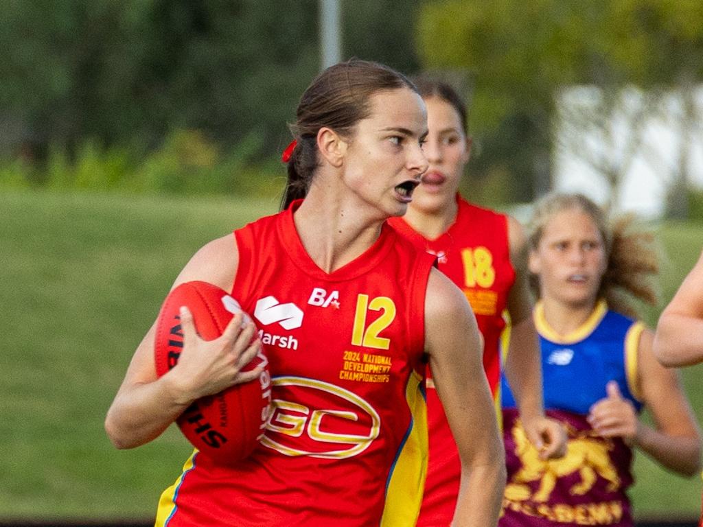 Gold Coast Suns under-16 women's development player Jessica Large. Picture: Ben Grimes.