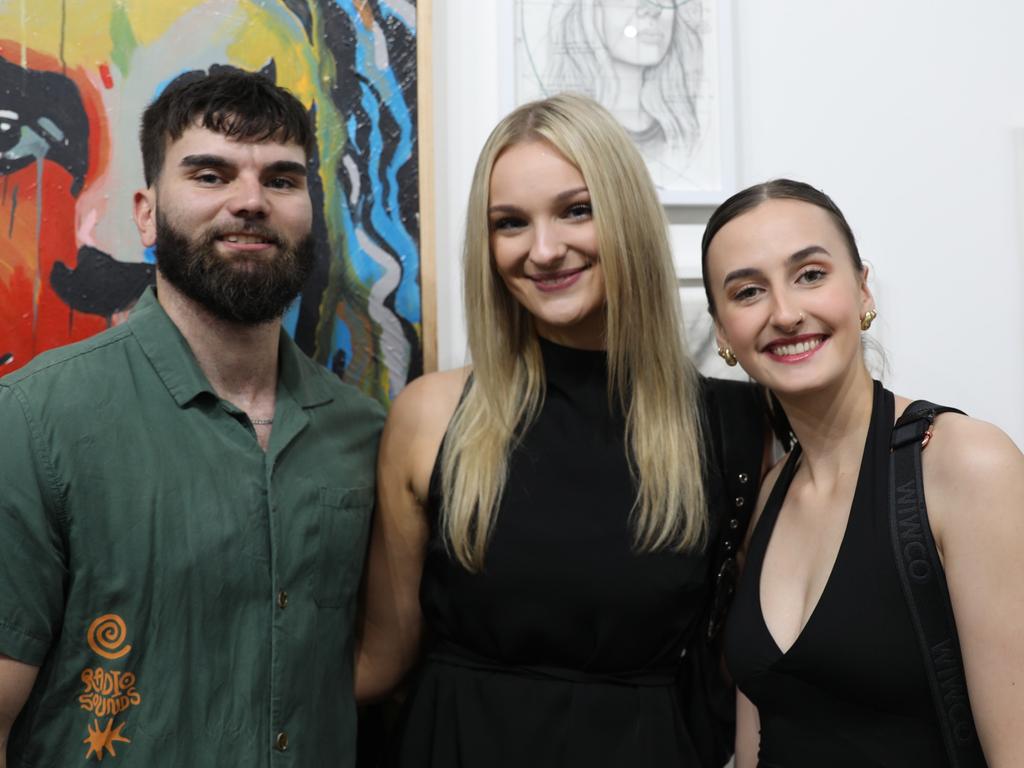 Jack Handley, Charlotte McDonnell and Ashleigh Richardson