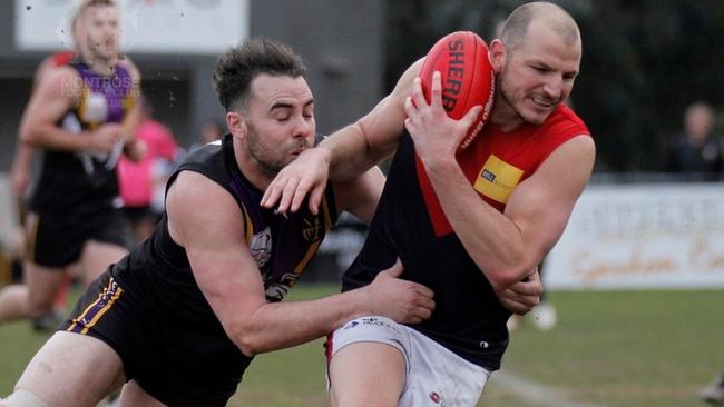 Mitch Davis enjoyed a day out in Montrose’s season opener. Picture: Montrose FNC