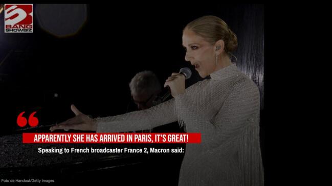 Celine Dion made her musical comeback during the Olympics opening ceremony