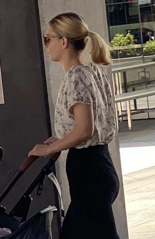 Kayla Joy Ashcroft, 25, leaving the Brisbane Magistrates Court on Tuesday, December 6, 2022. Picture: Jessica Baker