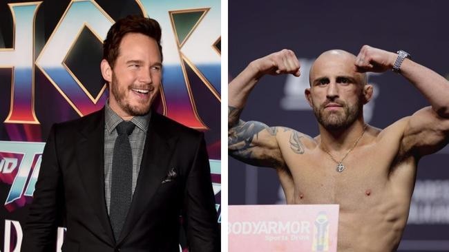 Hollywoord star Chris Pratt says Alexander Volkanovski is “approaching GOAT status”