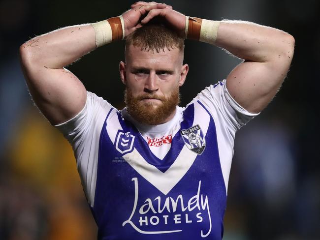 Luke Thompson is set to return for the Bulldogs. Picture: Jason McCawley/Getty Images