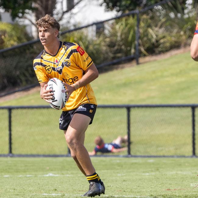 Sunshine Coast Falcons Mal Meninga Cup talent Koby Brown. Picture: Nicola Anne Photography.