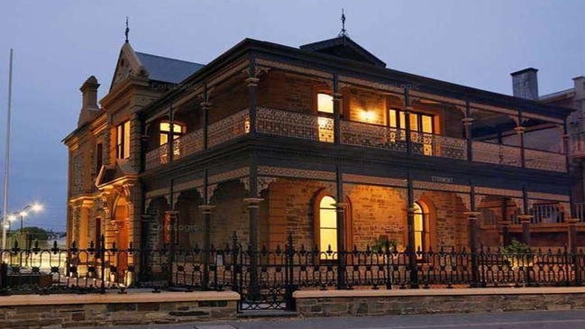 The Georgian-style Glenelg North mansion at 4 South Esplanade was built in the 1880s.