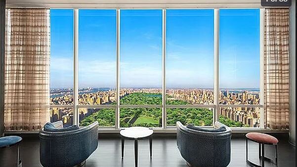 David Collard had to move out of his $US23.5m apartment overlooking Central Park last month: Picture: Supplied