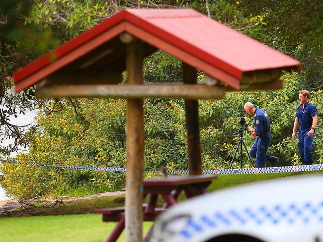 A major crime scene has been established at Cabarita Wharf after a woman was found dead in the water late last night.