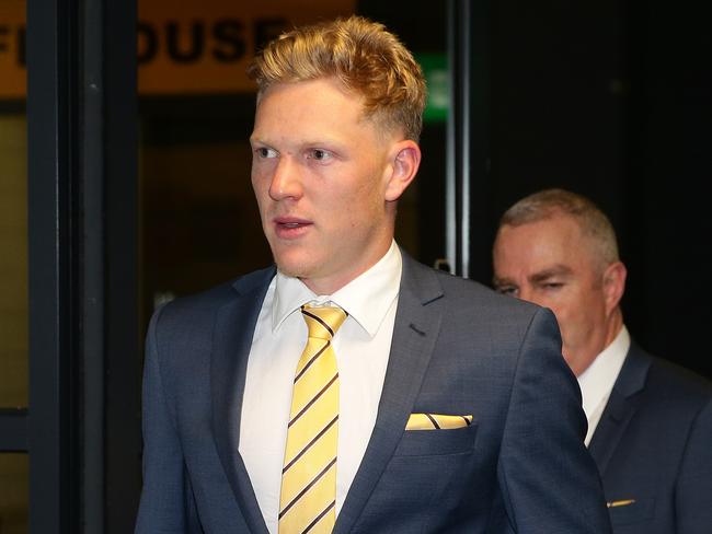 James Sicily received a one-match ban at the tribunal. Picture: Andrew Tauber.