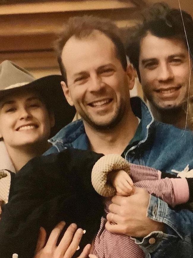 John Travolta posts touching tribute to Bruce Willis. Picture: Instagram