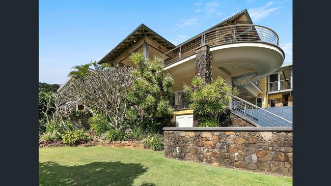 This home at Wategos beach has reportedly sold for a record-breaking $22 million.