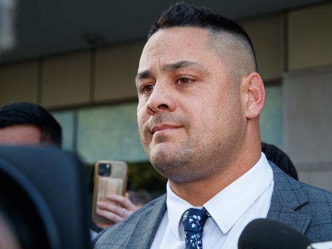 SYDNEY, AUSTRALIA - NewsWire Photos APRIL 4, 2023: Former NRL star Jarryd Hayne has been found guilty of a sexual assault. Picture: NCA NewsWire / David Swift