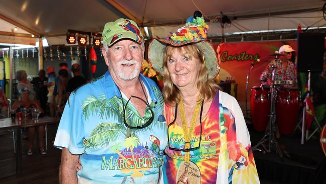 John Payne and Jenn Payne at the Parrothead Party. Picture: Brendan Radke