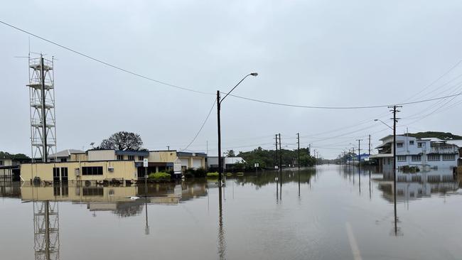 Flooding in Ingham on Tuesday, February 4. Photo: Cameron Bates