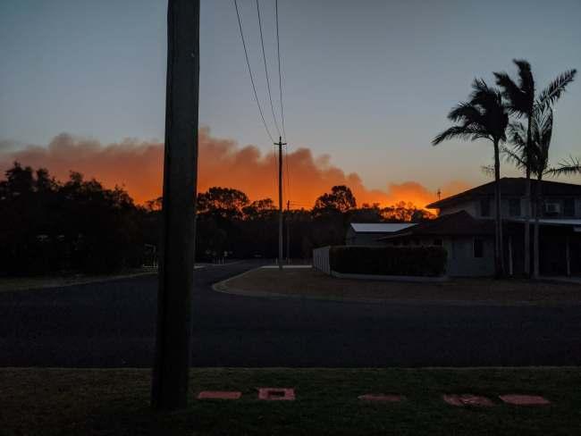 Bushfires ar Woodgate. Picture: Tom Winch