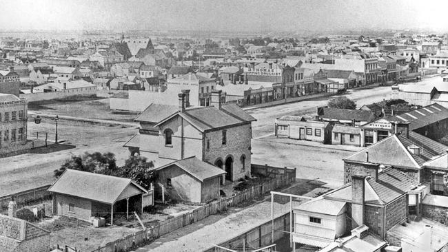 View of the Melbourne suburb of Sandridge in 1892, which is now known as Port Melbourne. Picture: Port Phillip Collection